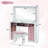 Vanity Desk Set with Cushioned Stool
