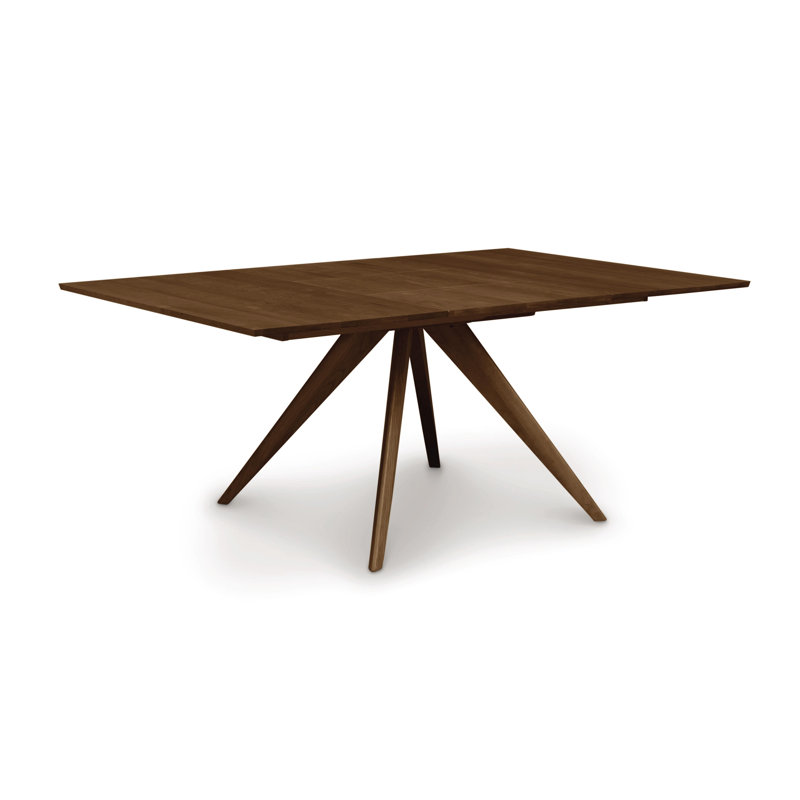 Catalina Square Extension Table, Natural Walnut