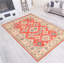 Tapis unique en laine noué à la main nouvel âge de 5 pi 10 po x 9 pi 1 po Moraya