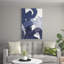 Blue On Blue I by June Erica Vess - Painting-1144011544-1144011542