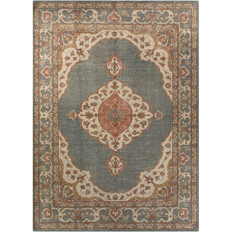 Kerens Wool Oriental Indoor Rug, Rectangle 2' x 3'