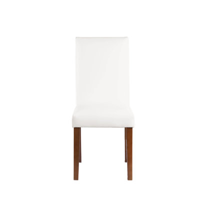 Chaise parsons rembourrée en similicuir Nicolet