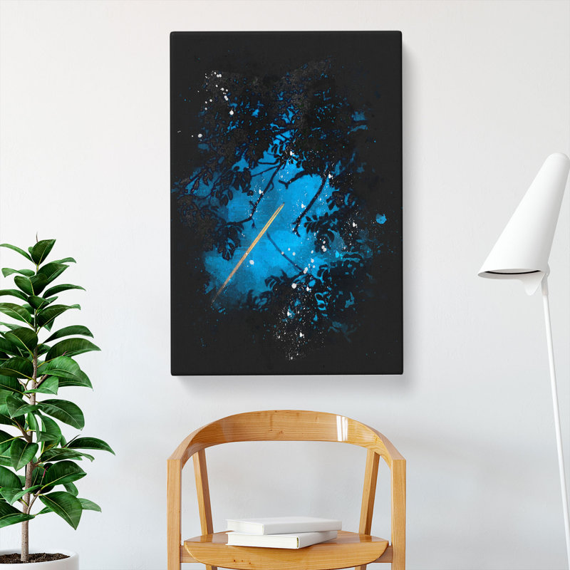 Airplane Through the Trees - Wrapped Canvas, 60cm H x 40cm W x 3cm D