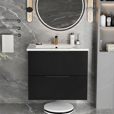 Meuble-lavabo 24 po avec lavabo en céramique
