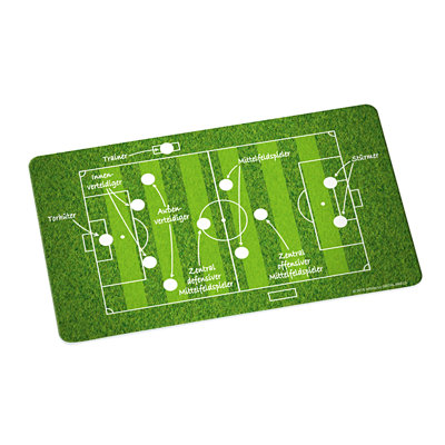 Frühstücksbrett Fußballfeld