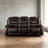 Brown 3‑Seat Motion Sofa