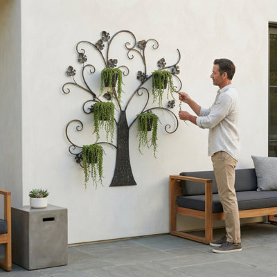 Norbert Water Resistant Metal Wall Decor
