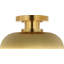 Cyrus 8" Flush Mount with White Glass