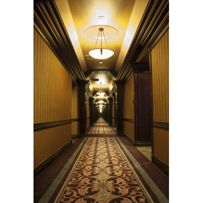 Long Art Deco Corridor by Jacek_Sopotnicki - Wrapped Canvas Print