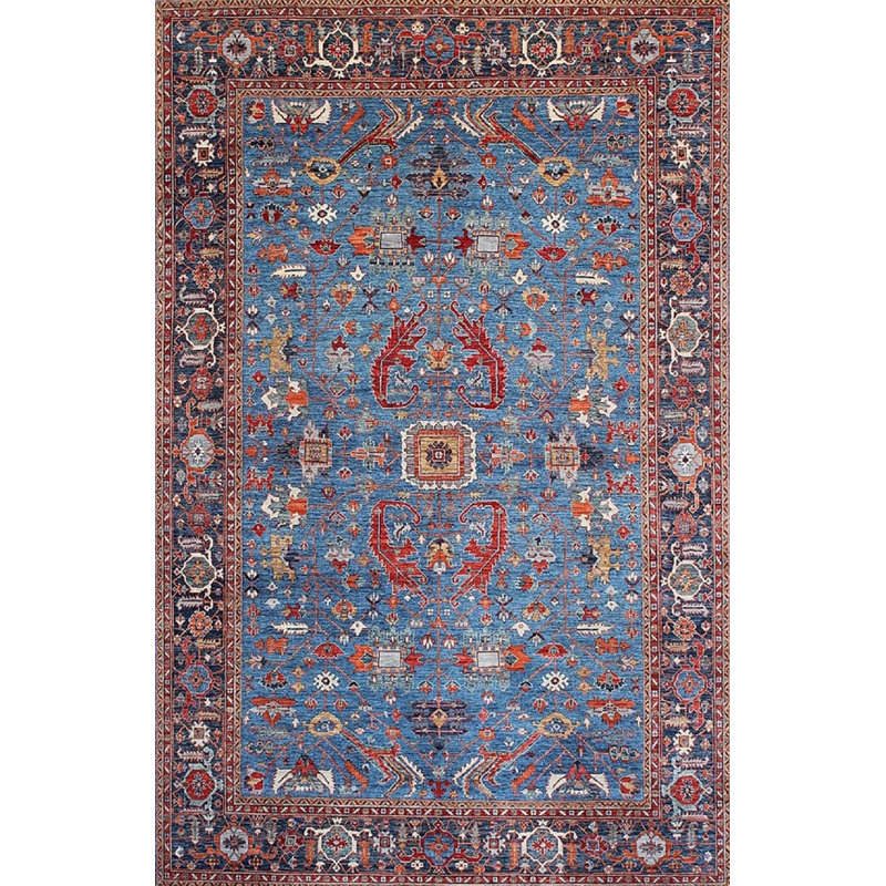 Transitional One-of-a-Kind Rectangle 4'9" X 6'8" Hand Knotted Area Rug
