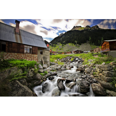 Lengby Creek House In Anatolia - Wrapped Canvas Print