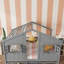 Lit mezzanine double avec toit-356320008