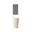 Lavabo sur pied en céramique beige crème avec miroir intelligent