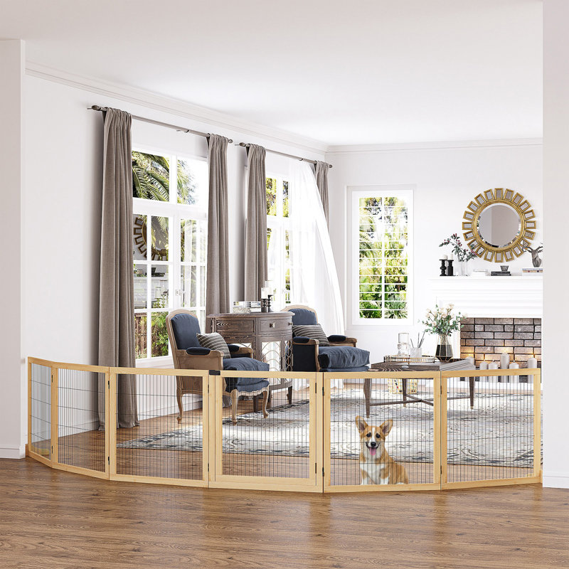Barrière en bois pour chien