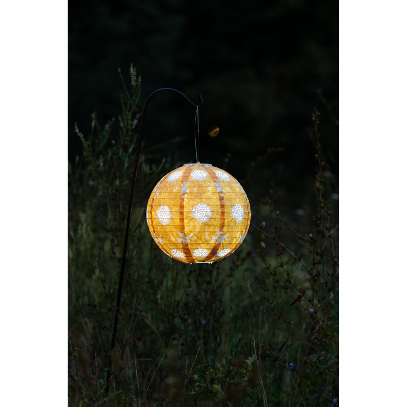 Lanterne solaire 12 po Stella, Jaune