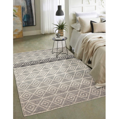 Demeray Performance Hand Knotted Wool Rug
