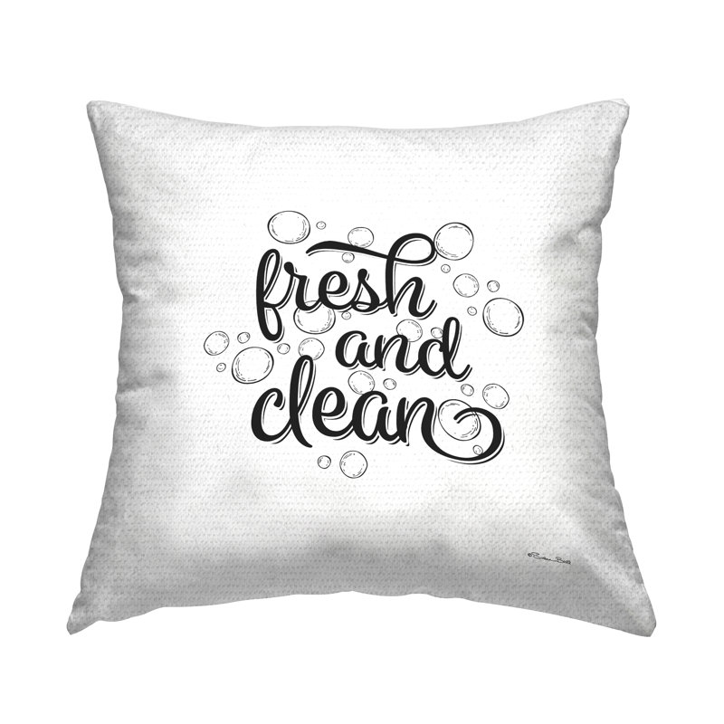 Coussin d'extérieur Fresh & Clean Soap Bubbles par Susan Ball