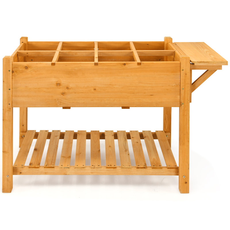 Isla Wood Elevated Planter