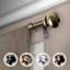 Tringle à rideaux simple ajustable 0,62 po Fiske-23151618-23151614