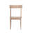 Solid Wood Dining Chair in Natural Finish