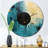 Blue Minimalism Horizon I - Abstract Collages Wall Clock-93394662