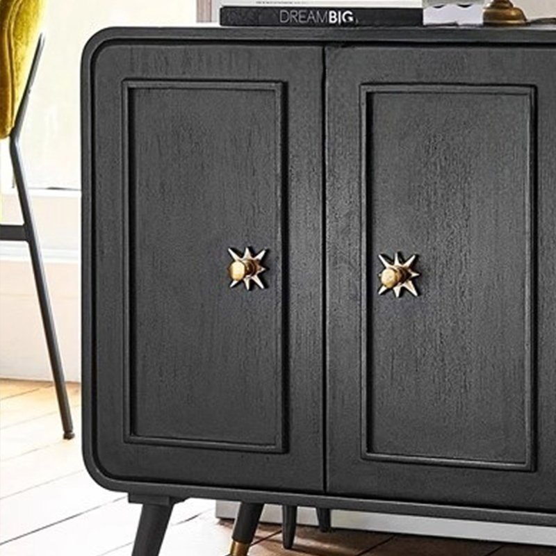 Buffet rétro de style chinois minimaliste