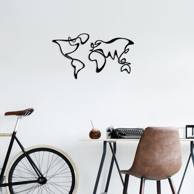 Abstract Wall Decor on Metal