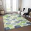 Tapis bleu marine Xhevrie intérieur / extérieur lavable à la machine-1978999035