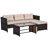 3 Piece Outdoor Sofa Set