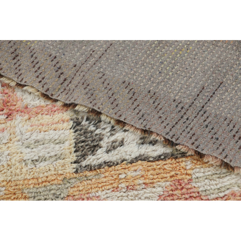 Vintage One-of-a-Kind 3'4" x 4'4" Hand Knotted Area Rug