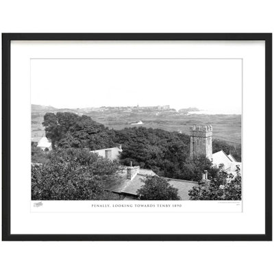 Penally, Looking Towards Tenby 1890 by Francis Frith - Single Picture Frame Print