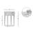 Marcello 1 Drawer Cane Nightstand