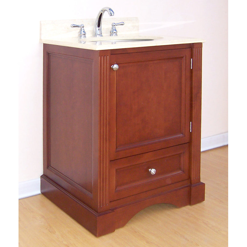 Base de meuble-lavabo Simoneaux seulement, Cannelle, 31,5 po