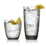 Libbey Slate Smoke 12-Piece Cooler And Double Old Fashioned Glass Set