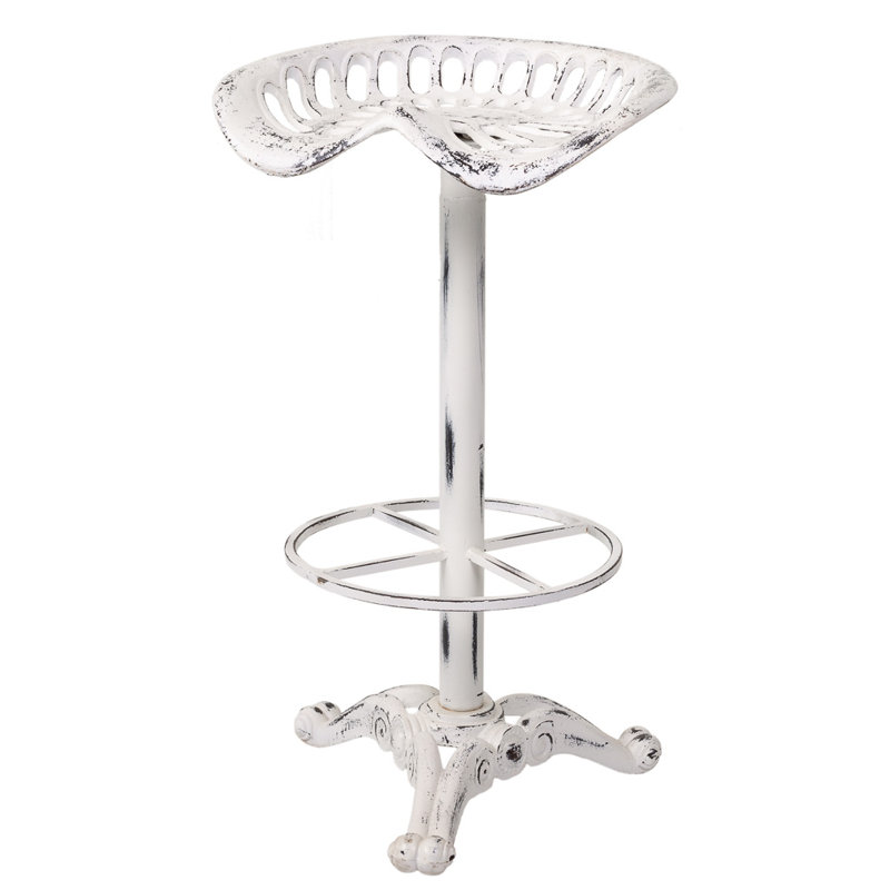 Marysville Swivel Counter Stool with Metal Frame