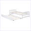 Lit plateforme moderne avec lit gigogne simple-1958679867