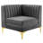Triumph 4-pc. Channel-tufted Velvet Sectional Sofa Set-233734112
