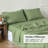 100% French Linen Pillowcase Set Of 2- Washed Solid Color Pillow Cases Embroidered-114642698-114642701