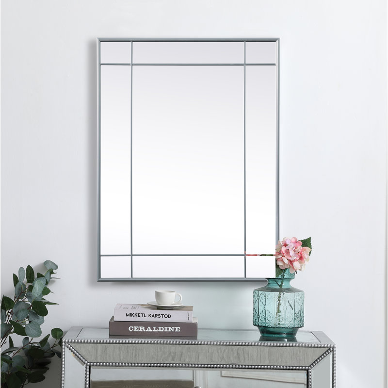Miroir mural Chancey, Argent, H 40 po x l 30 po