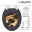 Schütte Toilet Seat Solid Wood MDF Brown-1346406027