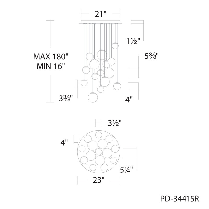Luminaire suspendu à lumières DEL Poissons