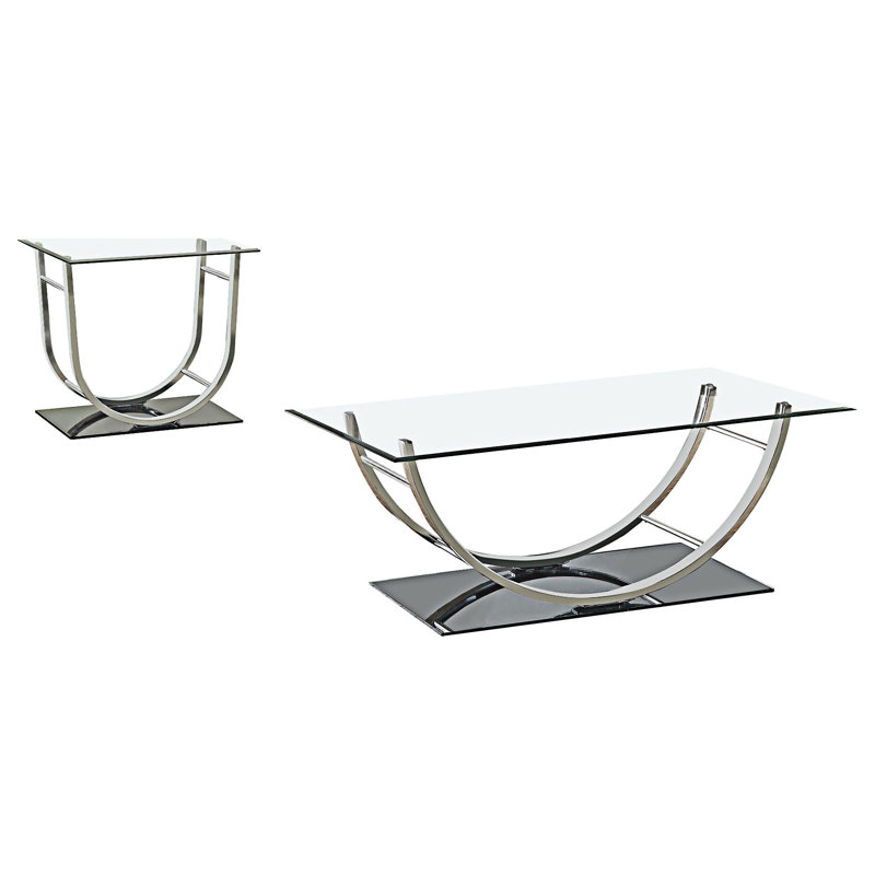 Ensemble de tables basses 2 pièces, H 18,01 po x l 48,01 po x P 24,01 po