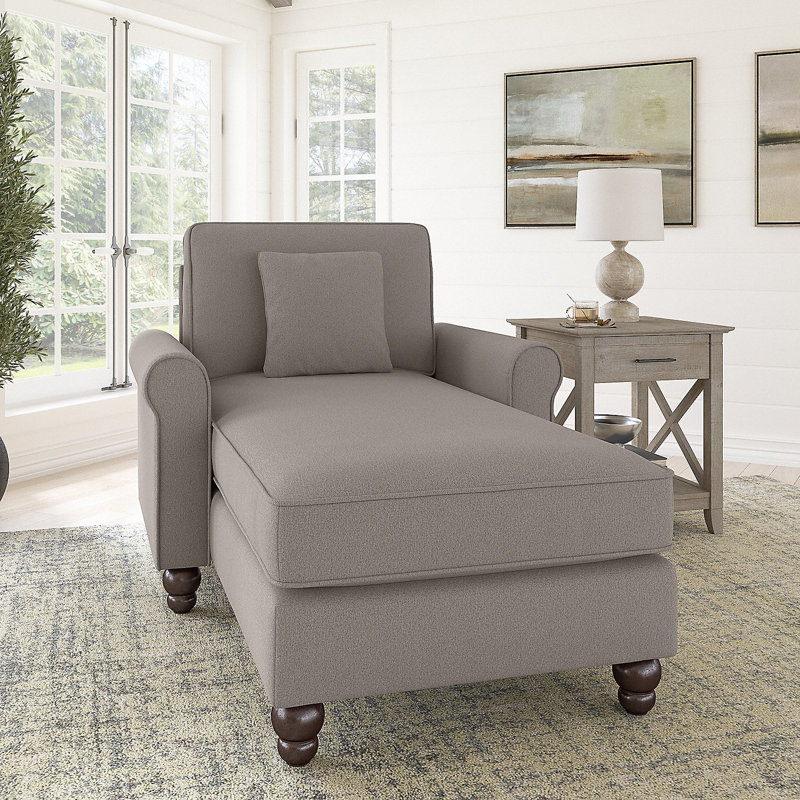 Chaise longue Adetutu, Polyester beige