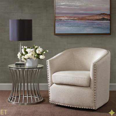 Tyler Swivel Chair, High-Density Foam