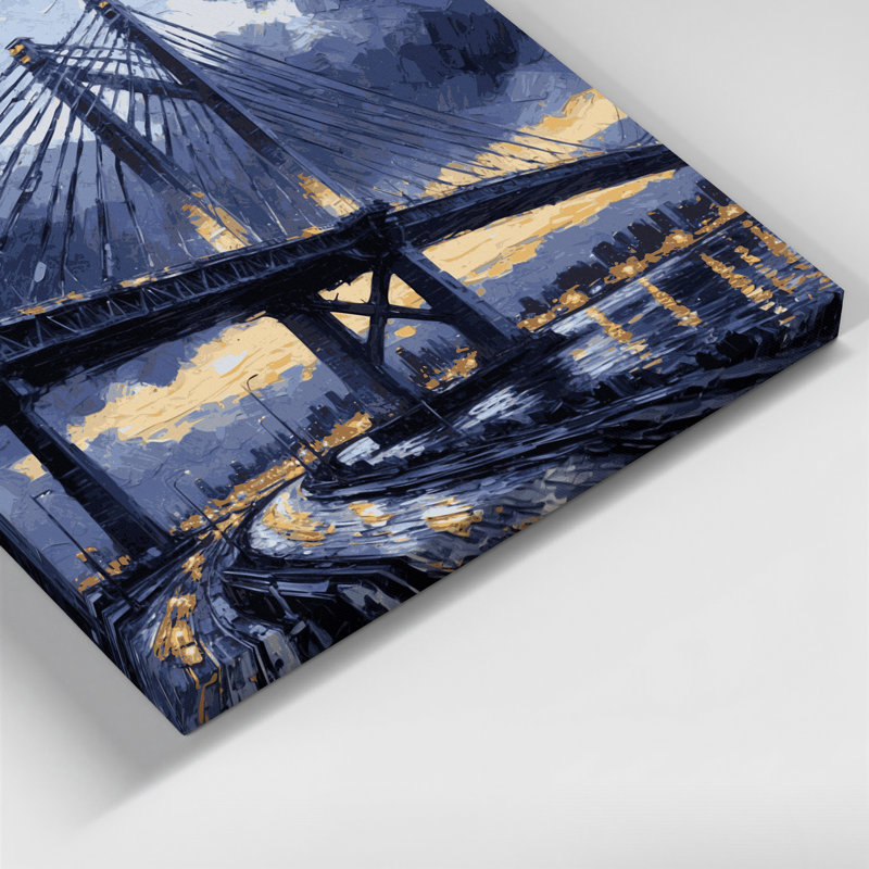 Art sur toile gris, H 16 po x l 20 po