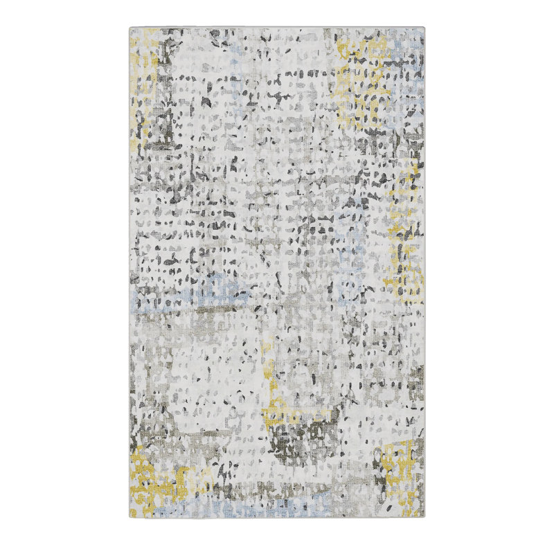 Dillinger Chenille Abstract Indoor Rug, Rectangle 4' x 6'