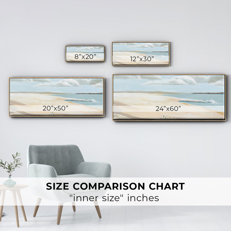 Sandy Getaway II- Framed Canvas