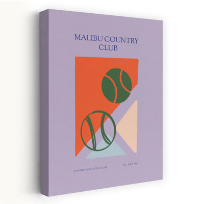 «Malibucounbtryclub», impression audacieuse et élégante, architecture lavande