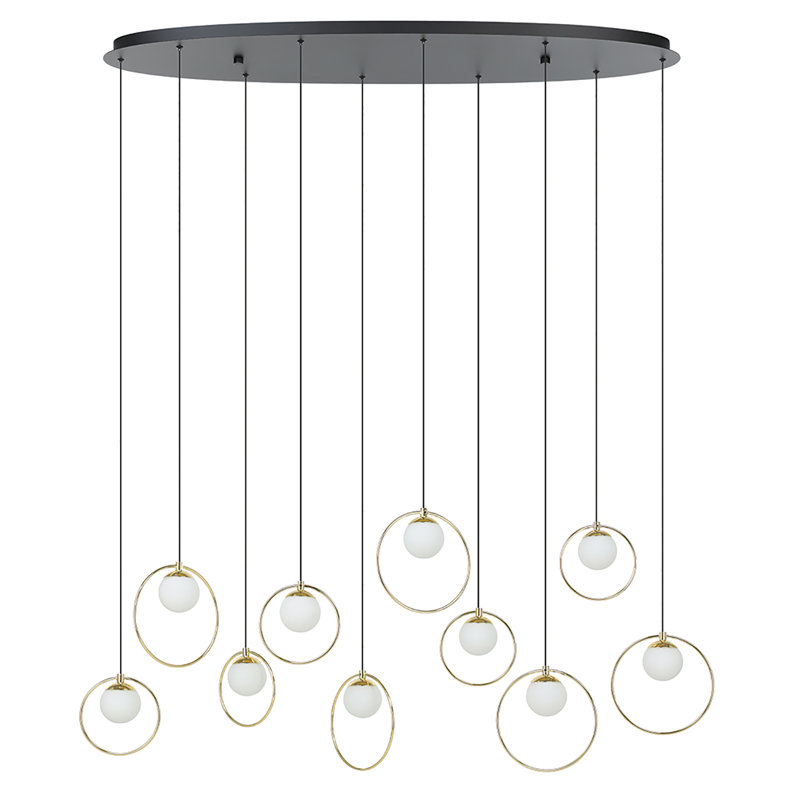 Avard - Light Black LED Cluster Pendant
