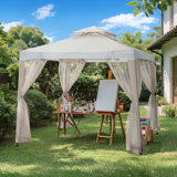 Pavillon de jardin à toit souple Sunjoy